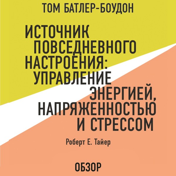 Источник повседневного настроения: Управление энергией, напряженностью и стрессом. Роберт Е. Тайер (обзор) - Батлер-Боудон Том, Тайер Роберт
